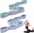 2 Stück 8-Loop-Widerstandsbänder, Yoga-Gurt, für effektives Dehnen und Yoga-Training, Fitnessband, Stretchband und Gymnastikband in einem, ideal für Yoga-Begeisterte und Sportler