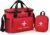 XXL-Erste-Hilfe-Tasche für Reisen – 30 x 20 x 23 cm große Medikamententasche und 17 x 13 x 5,5 Tasche, Reise-Medizintasche, leere Tasche mit Griff und Umhänge-Schultergurt, wasserdichte Medikamenten-Notfalltasche