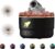 Cannon Luftbefeuchter mit Timer für Schlafzimmer, Cannon Aromatherapie Luftbefeuchter Diffusor, Aromatherapiegerät für ätherische Öle mit bunten LED-Lichtern, klein (schwarz)