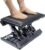 Große Panel-Fußstütze, Schreibtisch, stufenlos verstellbare Fußstütze, Fußhocker mit Massage, ergonomischer Höhenwinkel, verstellbar, für Büro und Zuhause (schwarz)