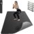 HAPBEAR Yogamatte XXL 183 cm x 91 cm x 6 mm dick, extra große rutschfeste breite Yogamatte, Gymnastikmatte, Sportmatte, Fitnessmatte, TPE-Matte, Trainingsmatte, inklusive Widerstandsbändern und Tragetasche