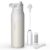 BRITA LARQ iQ Digital Filter-Wasserflasche weiß (680 ml) inklusive Trink-Tracking (App), Aktivkohle-Wasserfilter und UV-C – neutralisiert 99,99 % Bakterien und filtert Mikroverunreinigungen, PFAS und mehr