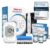 Blutzuckermessgerät-Set mit Teststreifen 100, Zuckermessgerät Glukosemonitor mit 100 Lanzetten, genaueste Silberelektrode, Ketonwarnung, mg/dL