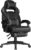 SONGMICS Gaming-Stuhl, Bürostuhl mit Fußstütze, Schreibtischstuhl mit Kopfstütze und Lendenkissen, höhenverstellbar, ergonomisch, maximale Belastung 150 kg, Tintenschwarz/Schiefergrau OBG073BH20
