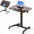 MAIDeSITe Fit Pro Stehpult, höhenverstellbar 76-110 cm, mobiler Schreibtisch mit Rollen, pneumatischer Laptoptisch mit klappbarer Tischplatte, Beistelltisch für das Home Office