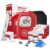 sinocare Safe AQ Smart Diabetes-Monitor-Set, Blutzuckermessgerät-Set mit 100 Teststreifen und 100 Blutlanzetten, schmerzfrei, mg/dL (AQ Smart Set x 100 Teststreifen) | Zuckermessgerät 5s Ergebnis, 200 Speicher, 7/14/28-Tage-Durchschnitt, schmerzfrei, Glukosemonitor, komplett mit Tasche