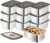 10 Stück Frischhaltedosen aus Edelstahl mit Silikondeckel, 1500 ml Meal Prep Boxen, stapelbare Lebensmittelbehälter aus Metall, Frischhaltedosen aus Edelstahl, Lunchboxen-Set für Kindergarten, Schule, Reisen, Picknick