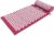 GORILLA SPORTS® Akupressurmatte mit ergonomischem Kissen und Tragetasche, 68 x 42 x 2,5 cm, waschbar, Baumwolle, Farbe wählbar, Massagematte, Nagelmatte, Akupunkturmatte