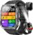 Blackview Smart Watch Herren Fitnessuhr mit Telefonfunktion, Anrufe tätigen/empfangen, Kompass, IP68 wasserdicht, Sportuhr mit 100+ Sportmodi, Herzfrequenz-Schlafmonitor, Schrittzähler, Uhr für Android iOS