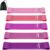 Fitnessbänder Set, Latex Fitnessbänder 5er Set, 5 Verschiedene Stärken Trainingsbänder mit Übungsanleitung und Tragetasche, Widerstandsbänder Set für Muskelaufbau, Yoga, Pilates, Kraft