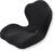 GOFORIT 2-in-1 Sitzkissen & Rückenstütze – Ergonomisches Set aus doppeltem Memory-Schaum, Lordosenstütze für Bürostuhl & Autositz, Druckentlastung am Steißbein, rutschfest & waschbar, (Schwarz)