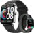 Smartwatch Herren Damen mit Telefonfunktion, 1,85 Zoll HD-Uhren mit Herzfrequenz-Schlafmonitor SpO2 Schrittzähler, 110+ Sportmodi Fitnessuhr, IP68 wasserdichte Smartwatch kompatibel mit iOS/Samsung/Android