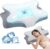Nackenkissen – Memory-Schaum-Kissen – stabile Nackenstütze, Schlafkissen, Kissen zum Schlafen – ergonomisches Seitenschläferkissen – Nackenstützkissen für Seiten-, Rücken- und Bauchschläfer