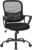 Sweetcrispy Ergonomischer Bürostuhl, Schreibtischstuhl mit Lordosenstütze, verstellbare Armlehnen, Drehstuhl, höhenverstellbarer Bürostuhl, Bürostühle geeignet für Büro und Schlafzimmer (Schwarz)