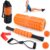 7-in-1 Faszienrollen-Set, PP/EVA-Schaumstoffrolle, Faszienset mit Faszienrolle Wirbelsäule, Massagerolle, Massageball, Spanner, Widerstandsband für Tiefenmuskelmassage, Yoga, Pilates, Fitnessrolle