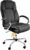 Bürostuhl Dallas (Schwarz) – mit hoher Rückenlehne und Lordosenstütze – bis zu 150 kg belastbar – gepolsterter und ergonomischer Premium-Schreibtischstuhl für Büro & Home Office