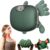 4D-Nackenmassagegerät mit Wärme, Nackenmassagegerät mit 3 Massagestufen, 2 Temperaturstufen, elektrisches Schultermassagegerät für Nacken, Zuhause, Büro, Reisen
