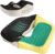 Feagar Gel-Sitzkissen, orthopädisches Memory-Schaum-Sitzkissen, ergonomisches Sitzkissen mit Gel für Bürostuhl, Auto, Rollstuhl, Steißbeinkissen, Stuhlkissen, Sitzkissen, Zuhause im Freien