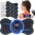 2 Stück Mini-Nackenmassagegerät, Körpermassagegerät & Nackenmassagegerät, elektrisches Schultermassagegerät, Schmerzlinderung für Arme, Nacken, Rücken, Taille, Beine, 6 Pads, Fernbedienung