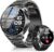 SLOKSFil Smartwatch Herren 1000 mAh Akku/1,52 Zoll HD Touchscreen, mit Bluetooth Anrufen/110+ Sportmodi/24H Herzfrequenz/IP68 Wasserdicht/Schlafmonitor, Schrittzähler, Fitnessuhr, Android iOS (Schwarz)
