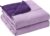 Yescool Gewichtsdecke für Erwachsene (12 lbs, 60 x 80 Zoll, Lila), kühlende schwere Decke zum Schlafen, perfekt für 50–59 kg, Queen-Size-Größe, atmungsaktive Decke mit Premium-Glasperlen