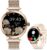 Efolen Damen Smartwatch (2 Armbänder), 1,1 Zoll HD AMOLED Display Smartwatch mit Telefonfunktion, Fitnessuhr, Sportuhr mit 120+ Sportmodi, Schlaftracking, Menstruationszyklus, Uhr für iOS/Android, Roségold