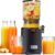 LINKChef Juicer Slow Juicer, 130 mm große Öffnung, Entsafter Gemüse und Obst, 1,8 l Fassungsvermögen, 250 W elektrischer Entsafter mit Rücklauffunktion, leise, einfache Montage, leicht zu reinigen, BPA-frei