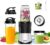 Ganiza Smoothie Maker, 900 W Mini-Standmixer, Mixer mit 25.000 U/min, 3 Tritan-To-Go-Becher (300 ml, 500 ml und 700 ml), 4 asymmetrische Klingen, für jede Art von Shake und Smoothie, Silber/Schwarz
