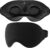 3D Schlafmaske für Seitenschläfer Herren & Frauen, Atmungsaktive Schlafbrille mit verstellbarem Gummiband Hautfreundlich Lichtblockierend, Ergonomische Augenmaske für Schlaf, Reisen, Flug usw