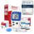 sinocare Blutzuckermessgerät, Zuckermessgerät mit Blutzuckerteststreifen 50, schmerzlos & schnell, geringes Probenvolumen mg/dL (Safe-Accu2 Blutzuckermessgerät 50 Set)