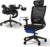 FLEXISPOT Foldex Ergonomischer Bürostuhl, klappbarer Bürostuhl für kleine Räume mit Lordosenstütze, höhenverstellbaren Armlehnen, 2D-Kopfstütze, Fußstütze, Schwarz