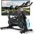 Wenoker Heimtrainer – Flüsterleises Indoor-Spinning-Bike, Ergometer mit magnetischem Widerstand, schweres Schwungrad, LCD-Monitor, stationäres Fahrrad, maximale Belastung 160 kg