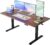 HUANUO Höhenverstellbarer Schreibtisch mit USB-Ladeanschluss 160 x 80 cm, 4 Speicherhöheneinstellungen, elektrischer Schreibtisch für Heimbüro und Computerarbeitsplatz