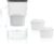 Wessper Wasserfilterkrug Glas 3 L, Set Wasserkrug und 2 Filterkartuschen, kompatibel mit Brita Maxtra, Wasserkaraffe für Trinkwasser mit Ersatzfilter, Schwarz