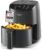 COSORI Heißluftfritteuse klein 2L, Mini-Luftfritteuse für 1 Person, ideal für Camping, Reisen und Wohnmobile, schnell, kompakt, ölfrei, energiesparend, Hellschwarz, Dunkelgrau