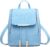 Damen-Rucksäcke, PU-Leder, Handtasche, Umhängetaschen, Umhängetasche, Tourismus, Freizeit, Reisen, Outdoor, wasserdicht, Schule, große Kapazität, Rucksack, Blau B, L, Rucksack