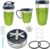 14-teilige Mixer-Ersatzteile, Absaugklinge und Becher für die NutriBullet 600w- und 900w-Serie, einschließlich Stoßdämpfer und Getriebe (1 Messer + 3 Becher + 1 Deckel)