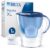 BRITA Wasserfilterkanne Marella XL Blau (3,5L) inklusive 1x Maxtra Pro Pure Performance Kartusche – Große Filterkanne mit Smart Light LED & Klappdeckel, filtert Verunreinigungen & mehr