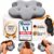 Ergonomisches Kissen & Nackenstützkissen – Orthopädisches Nackenkissen (Testsieger) Memory Foam gegen Nackenschmerzen & Schnarchen, Kissen für Seiten-, Rücken- & Bauchschläfer