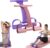 Widerstandsband mit Griff, Upgrade 3-in-1-Multifunktions-Expander, hohe Elastizität, verstellbarer Widerstand, 8 Röhren, Widerstandsbänder, Fitnessbänder für Yoga, Pilates, Bauchtraining
