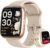 LODIMEKE Alexa Smartwatch Damen Herren, 1,83 Zoll Fitnessuhr mit Telefonfunktion, IP68 wasserdicht, 100+ Sportmodi, Herzfrequenz Stress SpO2 Schlaf, Fitness Tracker für Android & iOS