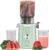 LINKChef Slow Juicer, Entsafter Gemüse und Obst, Testsieger mit 115 mm großer Größe für ganze Früchte/Gemüse, Blitzreiniger, einfache Installation, BPA-frei, 200 W, Hellgrün