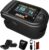 Pulsoximeter PULOX PO-200A mit zuschaltbarer Alarmfunktion und Pulston inkl. Zubehör *Farbauswahl möglich, schwarz