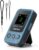 AGT-2309 Kohlenmonoxid-Detektor, 15 Tage Standby, wiederaufladbarer Mini-CO-Monitor mit Trageband für Reisen und Camping, handliches CO-Messgerät mit akustischer und optischer Anzeige, 0–1000 ppm – Blau