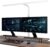 EYOCEAN LED-Schreibtischlampe mit automatischer Dimmung, 80 cm Vollspektrum-Tischlampe, klemmbar mit einstellbaren Farbtemperaturen, Augenschutz-Tageslichtlampe, Klemmleuchte, Monitorlampe mit Timer-Funktion