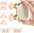 Massagepistole Mini Dual Head – Nacken-Massagegerät mit 9 mm Tiefengewebe-Massage, 3 Silikonaufsätzen, 3 Intensitätsstufen, Leise Tragbare Mini-Massagepistole (Champagner Gold)