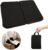 Gel-Sitzkissen, Stuhl-Sitzkissen, Waben-Design, atmungsaktives Gel-Kissen, Sitzkissen, faltbar, orthopädisches Kissen, Sitzkissen mit rutschfestem Bezug für Auto, Bürostuhl, Zuhause, Rollstuhl, Stuhl (schwarz)