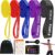 Fokky Fitnessbänder Widerstandsbänder Set mit 5 Stufen für Männer und Frauen, Resistance Bands mit Türanker, Übungsanleitung, Tragebeutel für Krafttraining, Stretching, Calisthenics, Cross-Fitness