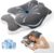 Nackenstützendes Kühlkissen, verstellbares Nackenkissen, gemütliches Schlafen, geruchlos, ergonomisches Konturkissen, orthopädisches Memory-Schaum-Bettkissen für den seitlichen Rücken