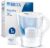 BRITA Marella XL Wasserfilterkanne Weiß (3,5 L) inkl. 1x Maxtra Pro Pure Performance Kartusche – Große Filterkanne mit Smart Light LED & Klappdeckel, filtert Verunreinigungen & mehr